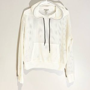 Forever 21 athletic mesh hoodie large